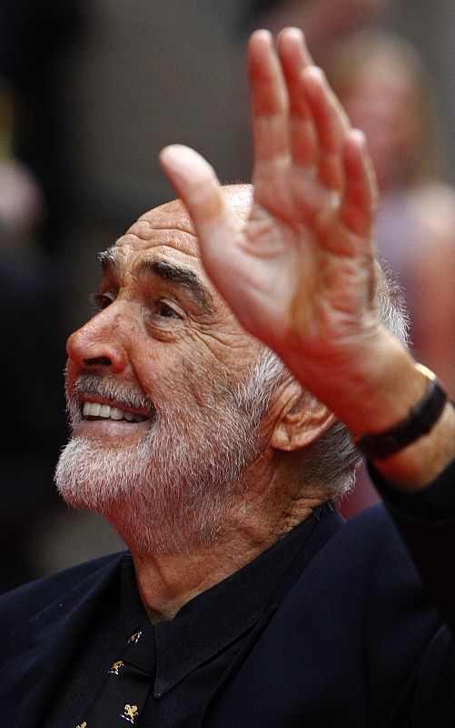 Actor Sean Connery arrives at the Edinburgh International Film Festival