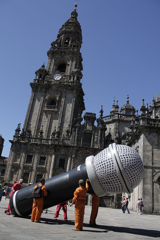 ESCOITAR-ORG Macrófono en Santiago de Compostela