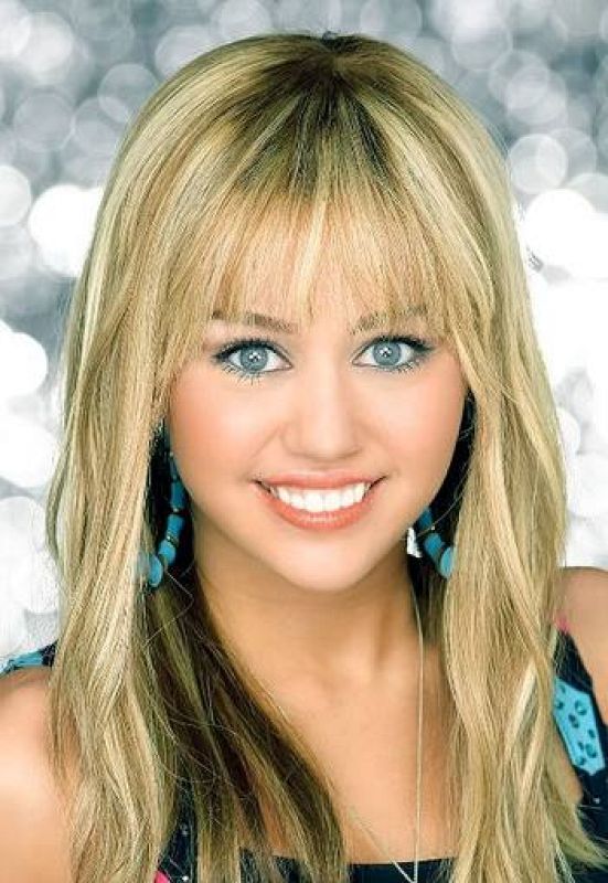 Miley Cyrus como Hannah Montana 