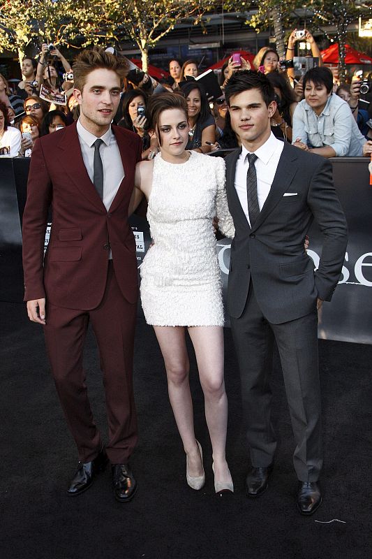 Eclipse - Pattinson, Stewart y Lautner