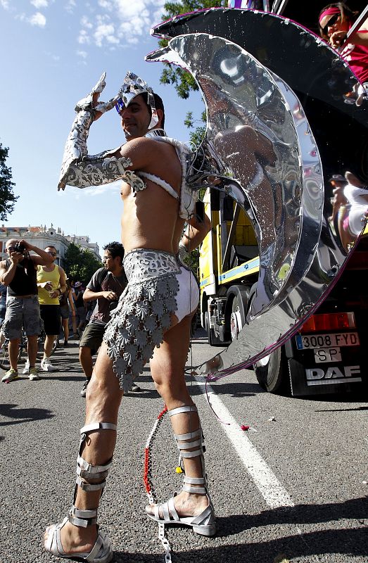 Así se han vestido algunos de los asistentes a la marcha