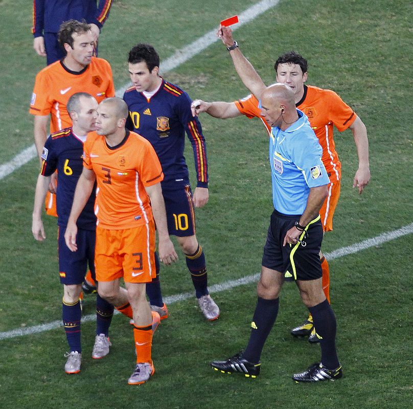 Tarjeta roja para Heitinga