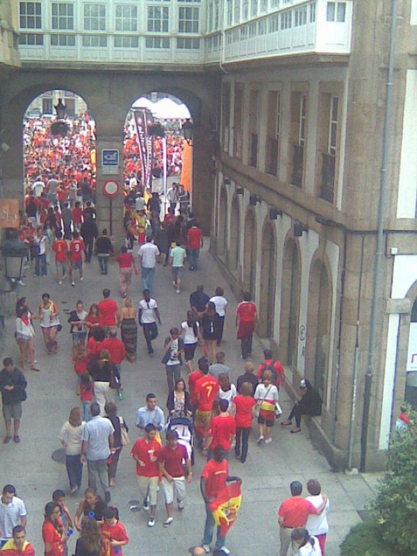 A Coruña, plaza de María Pita