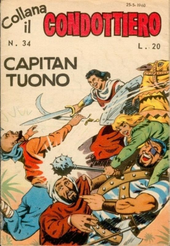 'Capitan Tuono', la edición italiana de 'El Capitán Trueno'