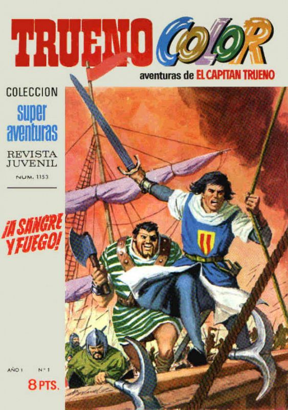 Portada de la reedición de 'El Capitán Trueno' a todo color