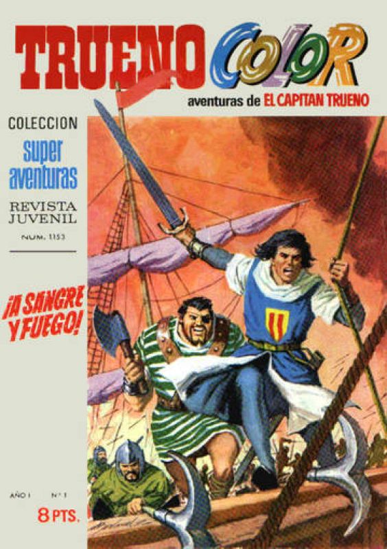  Portada de la reedición de 'El Capitán Trueno' a todo color
