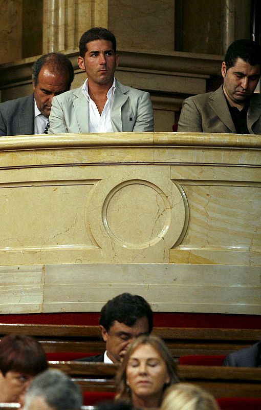 El torero Serafín Marín ha seguido el pleno en el Parlament catalán, donde hoy se ha aprobado la Iniciativa Legislativa Popular a favor de la supresión de los festejos.