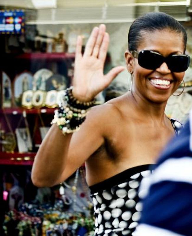 MICHELLE OBAMA HACE SU PRIMERA VISITA A MARBELLA DURANTE SUS VACACIONES 