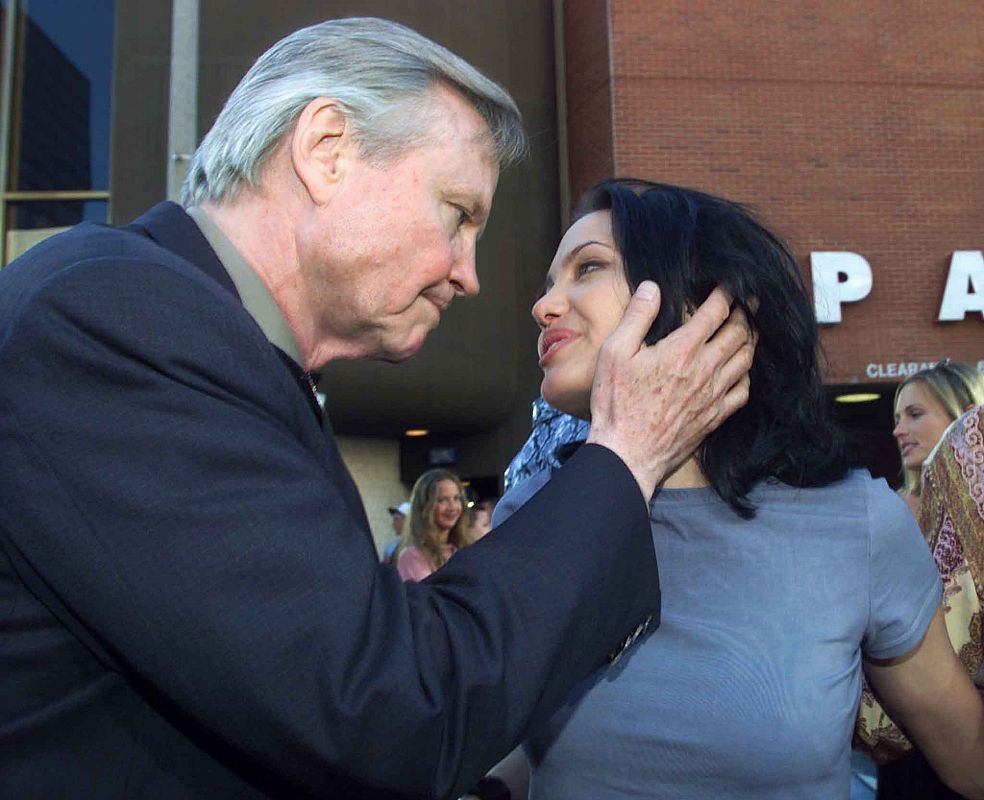 Jon Voight y su hija, Angelina Jolie