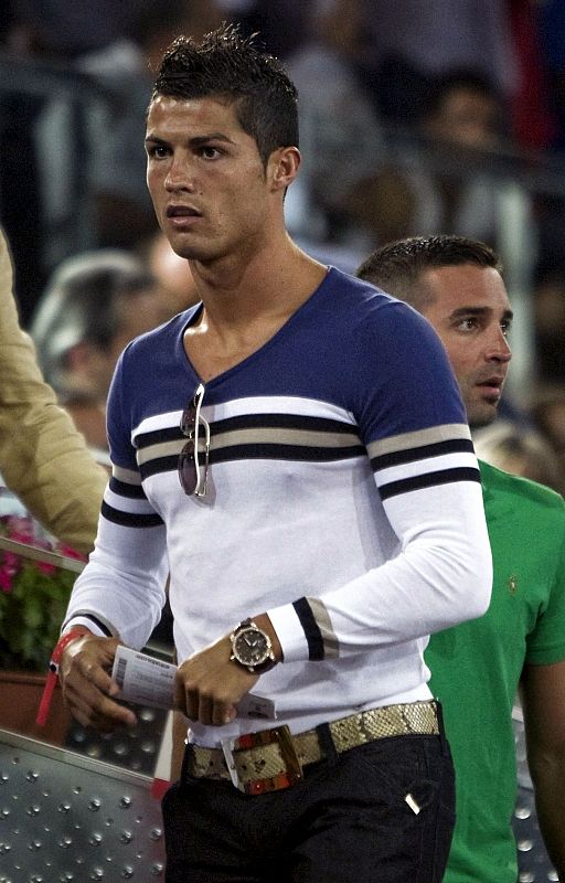 El jugador portugués del Real Madrid Cristiano Ronaldo asistió al partido.