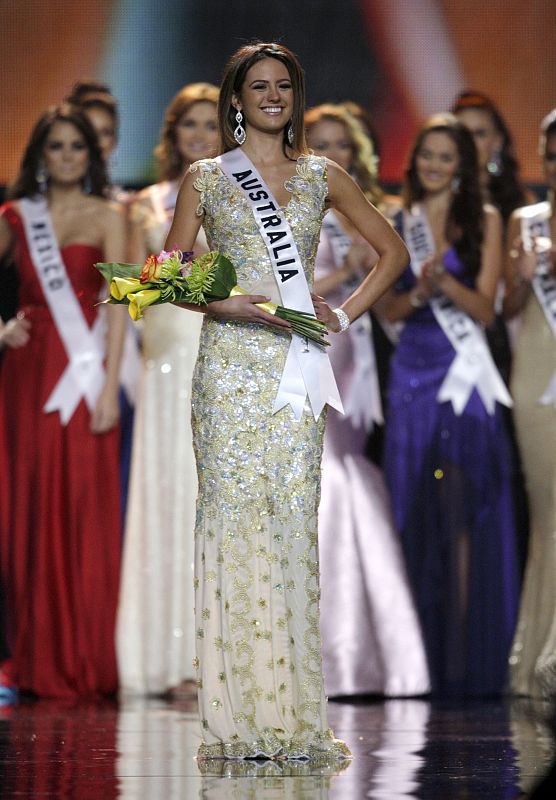 Miss Australia Jesinta Campbell ha quedado en tercer lugar en el certamen de Miss Universo 2010