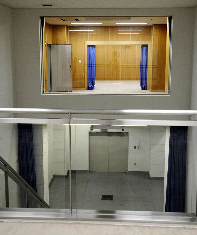 Instalaciones del Centro de Detención de Tokio donde se efectúa la ejecución en la horca.