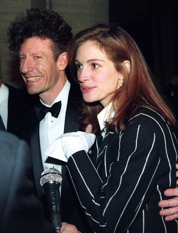 Lyle Lovett y Julia Roberts, en 1993, cuando eran marido y mujer
