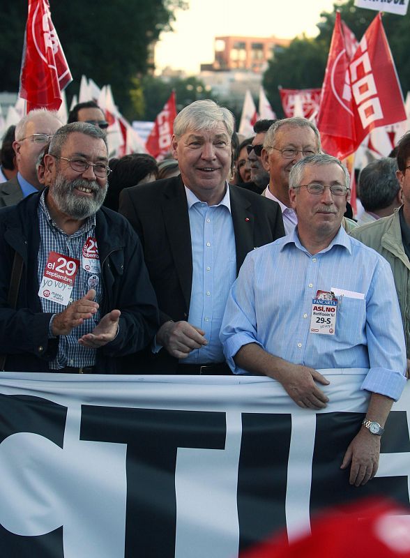 Michael Sommer, presidente de la confederación europea sindical,