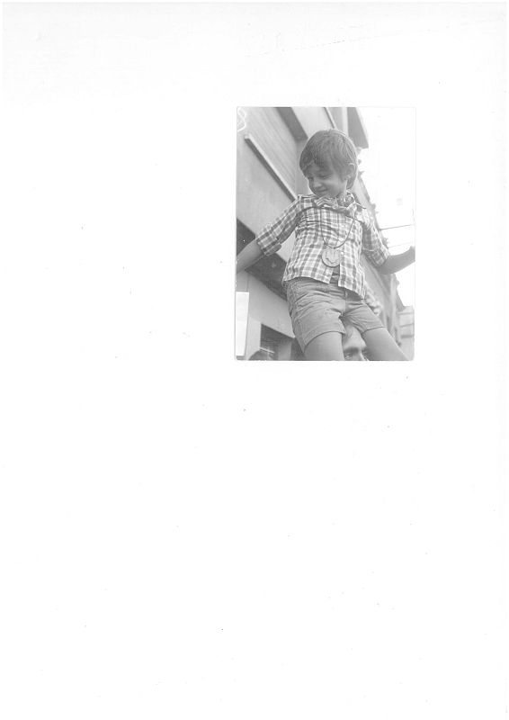 Joan Herrera, en la Diada del 11 de septiembre de 1977, en plena transición.