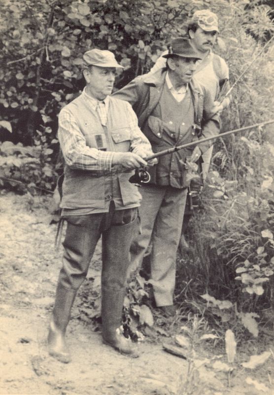 Fraga, pescando en 1983