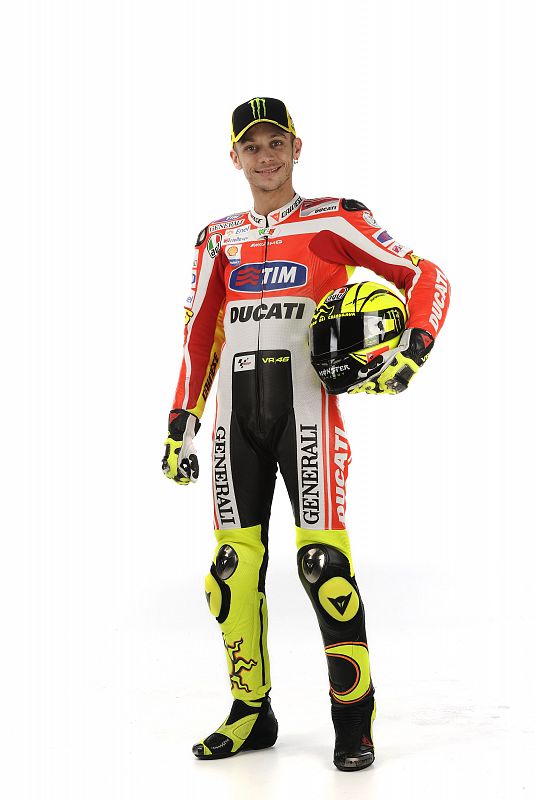 El italiano Valentino Rossi, con su nuevo uniforme.