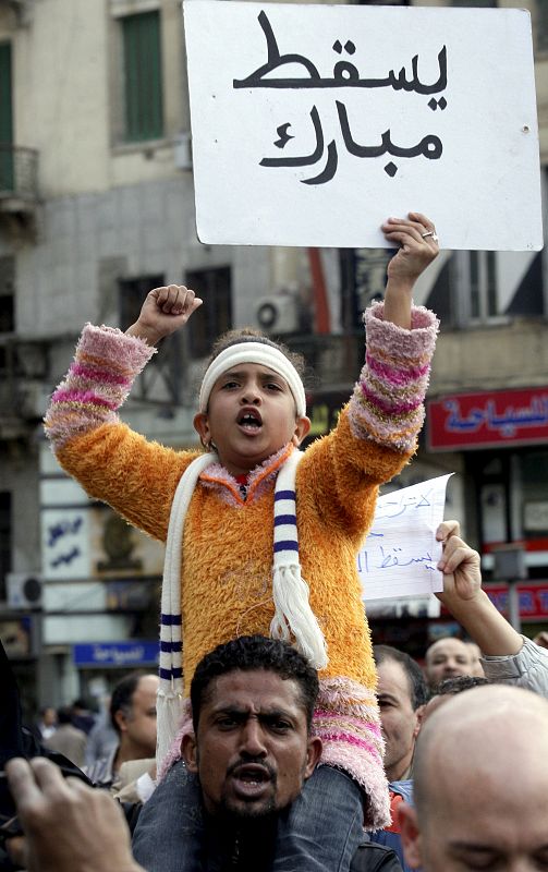 REACCIONES DE MANIFESTACIONES EN EL CAIRO