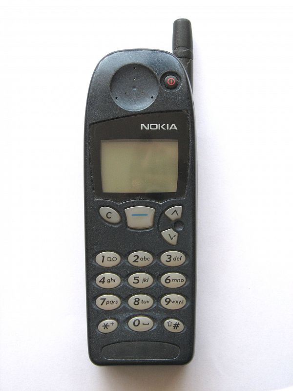 El Nokia 5110 fue uno de los modelos más populares a finales de la década de los 90.