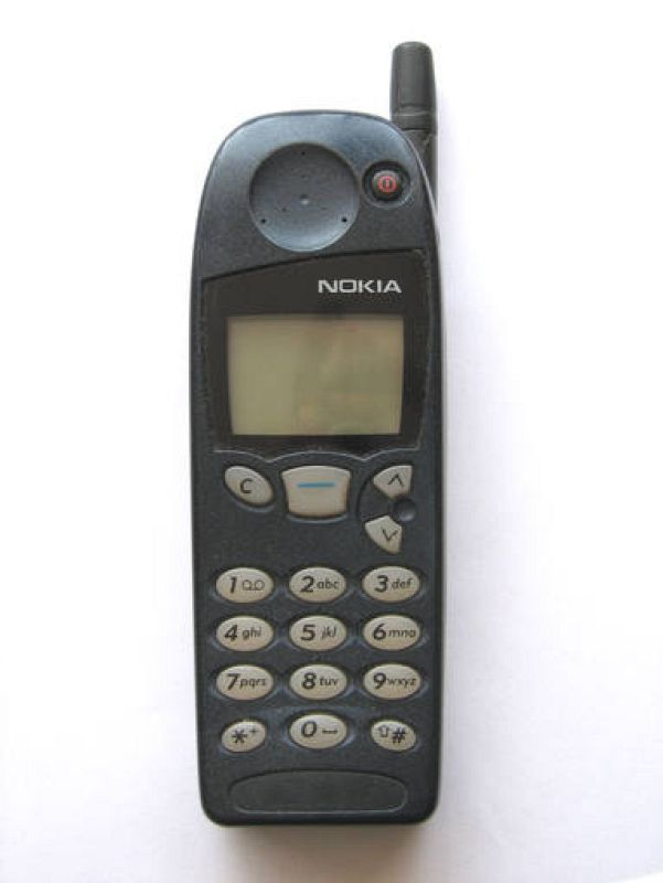 El Nokia 5110 fue uno de los modelos más populares a finales de la década de los 90.