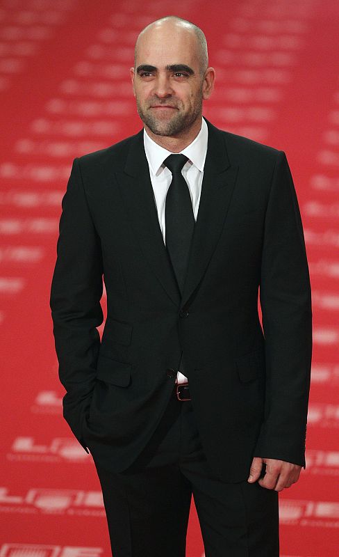 Spanish actor Luis Tosar poses as he arrives for the Spanish Film Academy's Goya Awards ceremony at Madrid's Royal Theatre