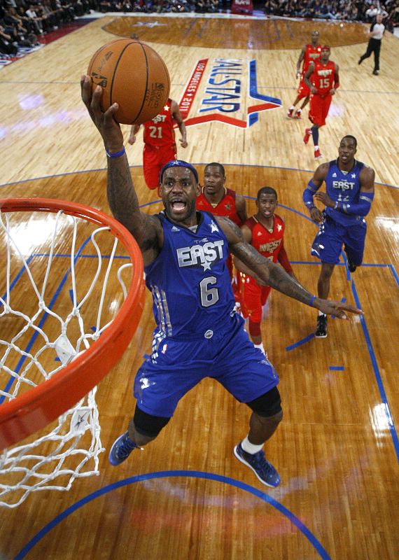 PARTIDO DE LAS ESTRELLAS DE LA NBA: CONFERENCIA ESTE-CONFERENCIA OESTE