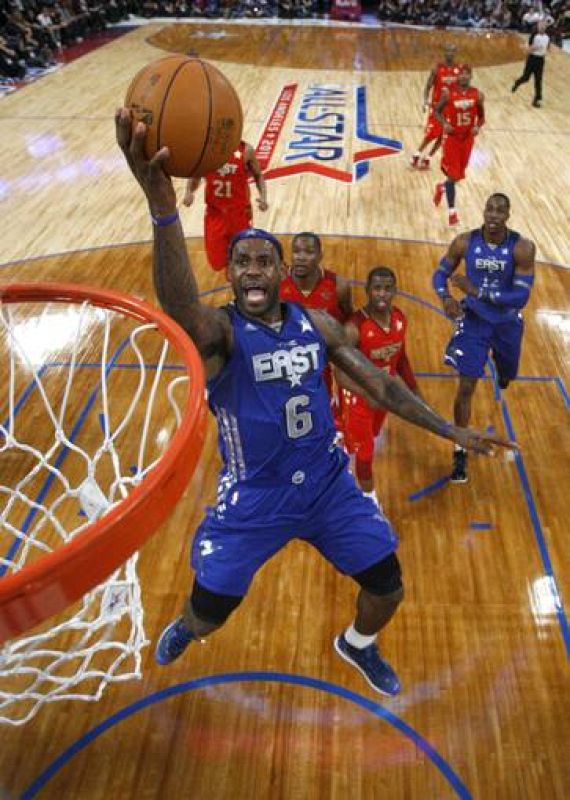 PARTIDO DE LAS ESTRELLAS DE LA NBA: CONFERENCIA ESTE-CONFERENCIA OESTE