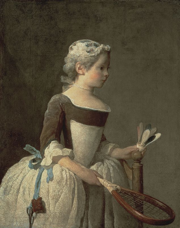 'La niña con el volante' Óleo sobre lienzo, 81 x 65 cm1737 Colección particular