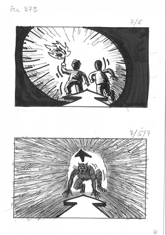 Storyboard de 'Lobos de Arga'