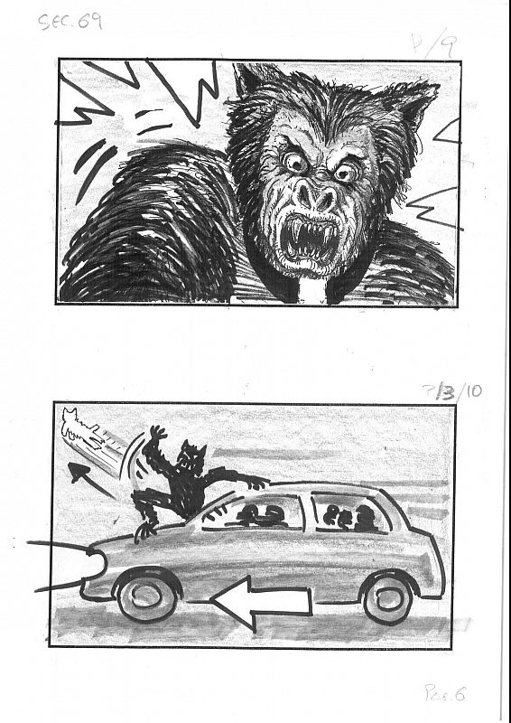 Storyboard de 'Lobos de Arga'
