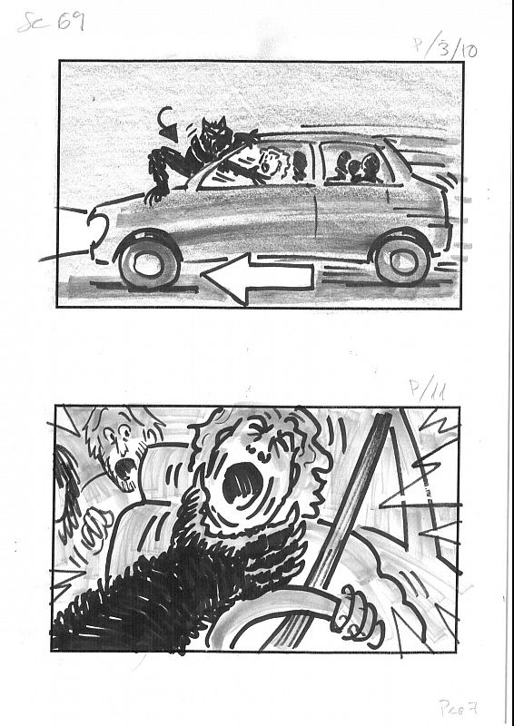 Storyboard de 'Lobos de Arga'