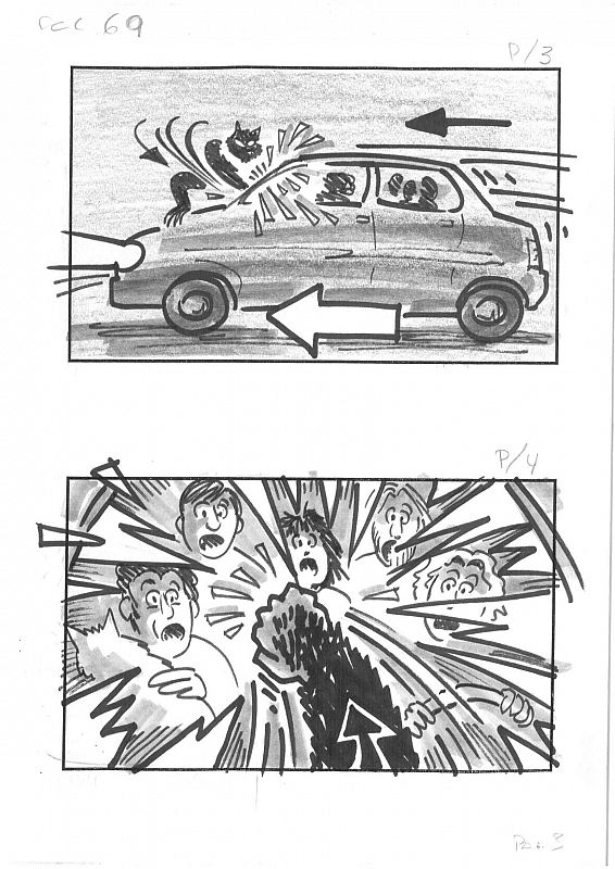 Storyboard de 'Lobos de Arga'