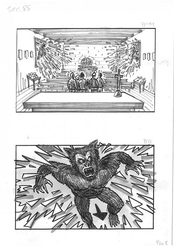 Storyboard de 'Lobos de Arga'