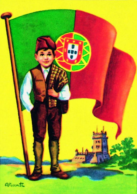 Cromo de 'Banderas del Universo': Portugal