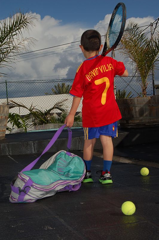 Abandono el tenis, quiero ser David Villa