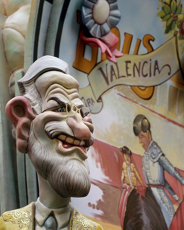 El "ninot" del líder del PP, Mariano Rajoy.