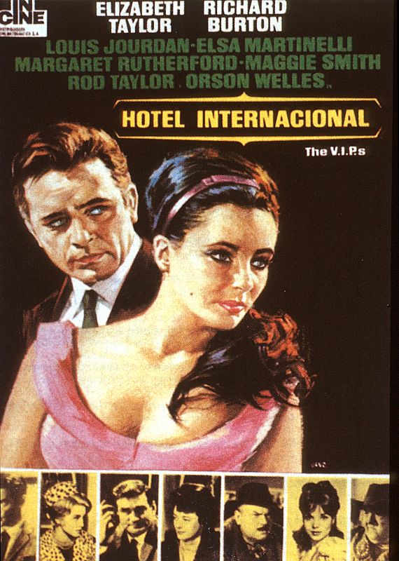 Cartel de la película 'Hotel Intercontinental' con Elizabeth Taylor