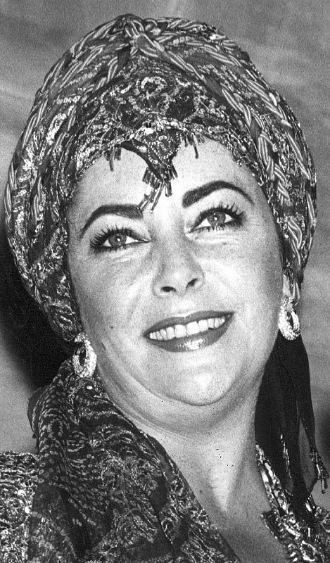 Elizabeth Taylor en una imagen de 1983