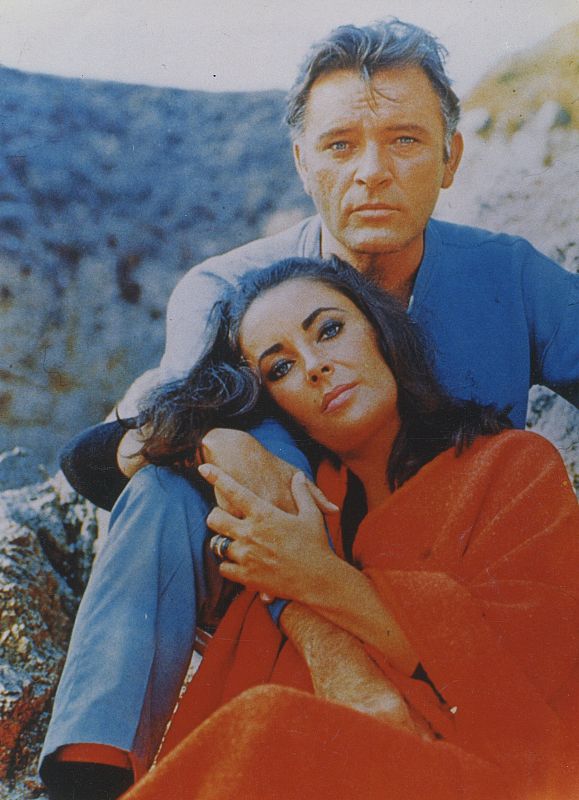 Elizabeth Taylor con Richard Burton