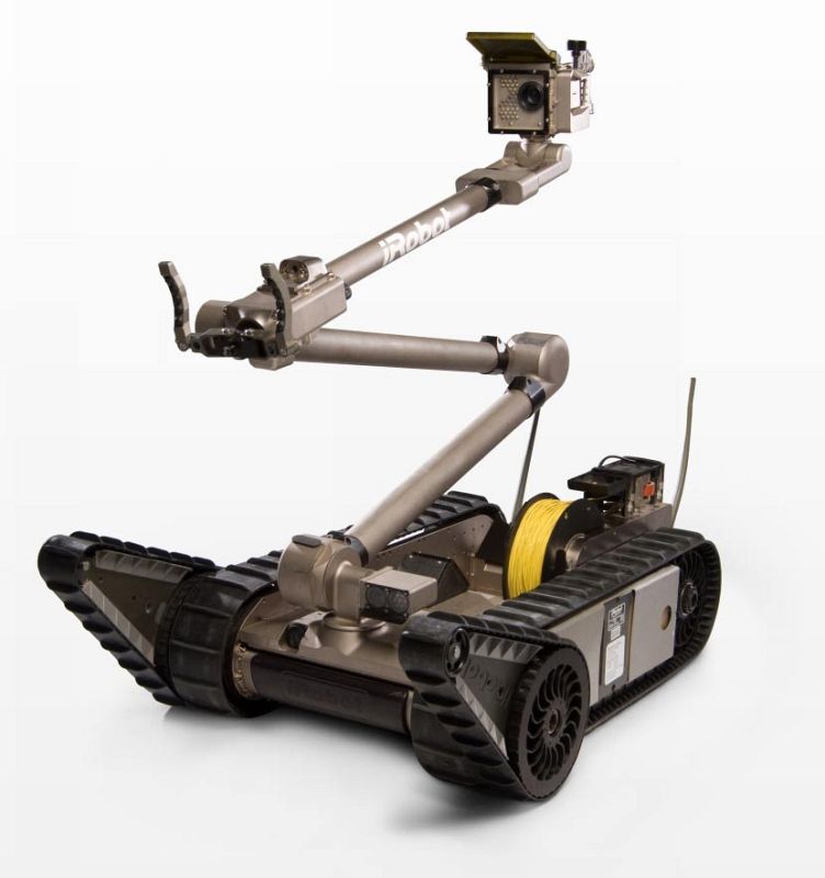 Algunos robots actuales pueden medir la temperatura y detectar radiación gama, gases, vapores peligrosos... y enviarlo en tiempo real