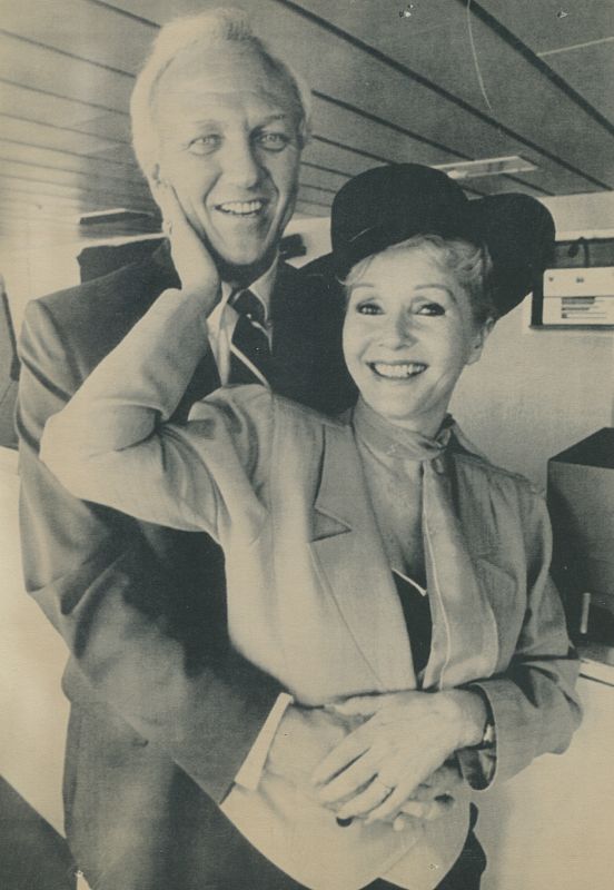 Debbie Reynolds y su esposo, Richard Hamlett