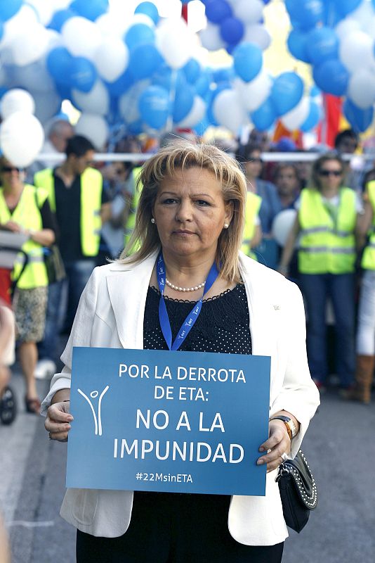 MANIFESTACIÓN EN MADRID CONTRA ETA