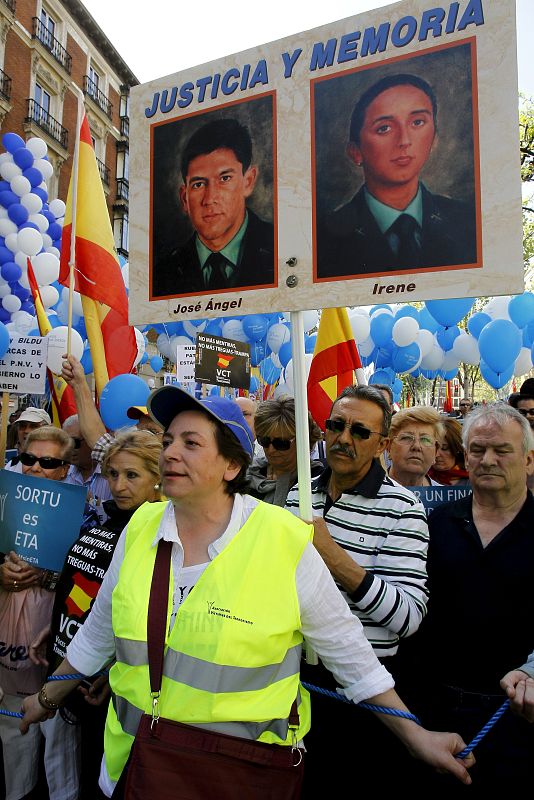 MANIFESTACIÓN EN MADRID CONTRA ETA