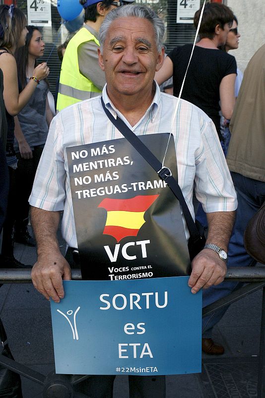 MANIFESTACIÓN EN MADRID CONTRA ETA