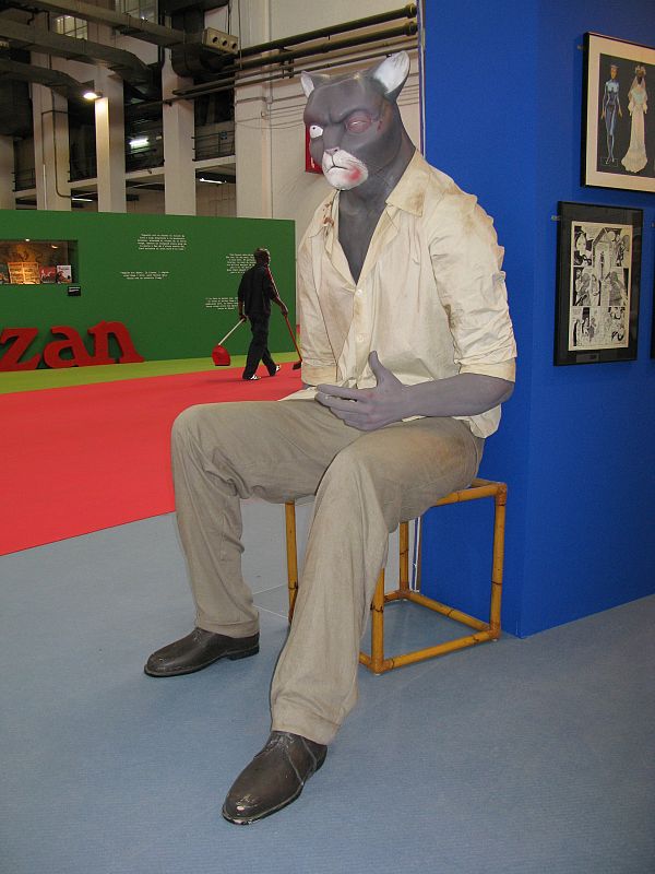 Estatua de Blacksad, una de las estrellas de esta edición