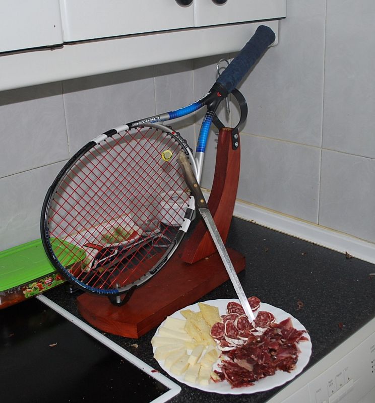 Para mí el tenis es pata negra