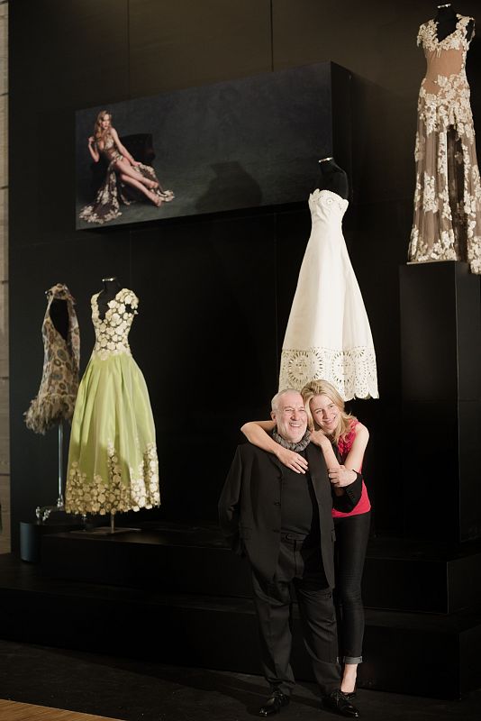 El diseñador y María León