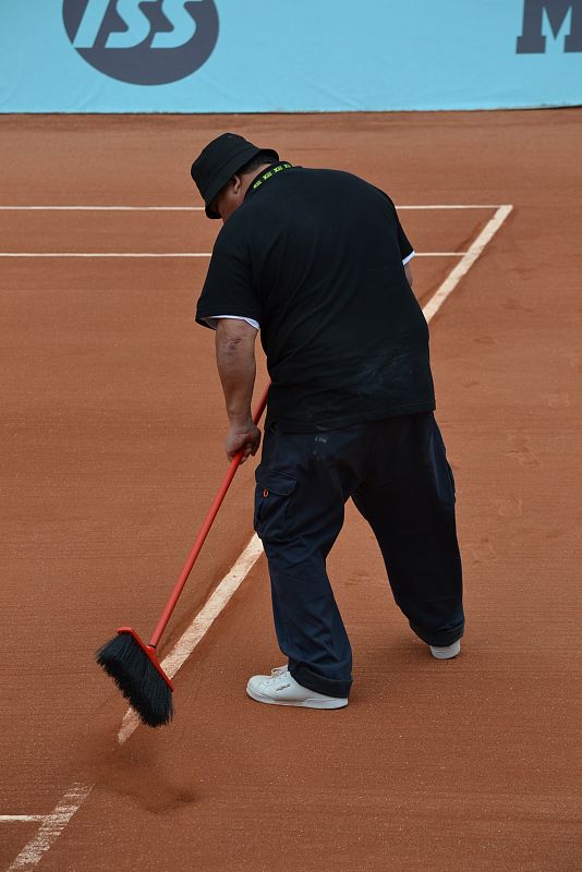 Preparando la pista, todo a punto