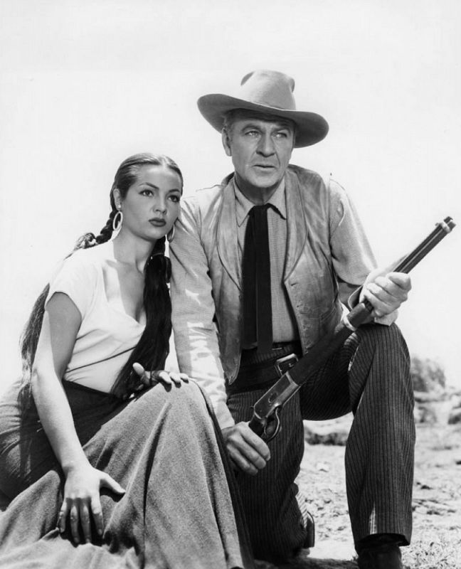 Gary Cooper y Sara Montiel en 'Veracruz'