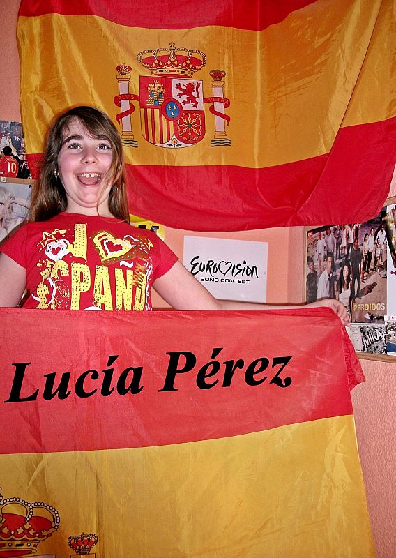 Yolanda Parra animando a Lucía Pérez